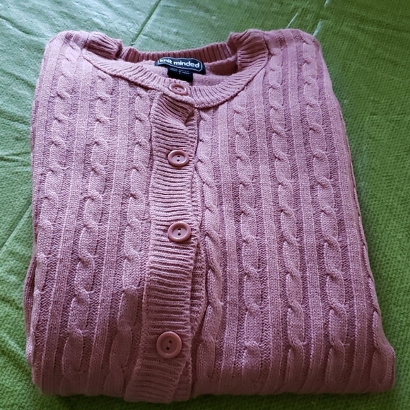 Knit minded button down sweater size - Picture 1 of 5